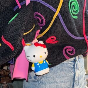 Hello Kitty Pink and Blue purse Bag Charm